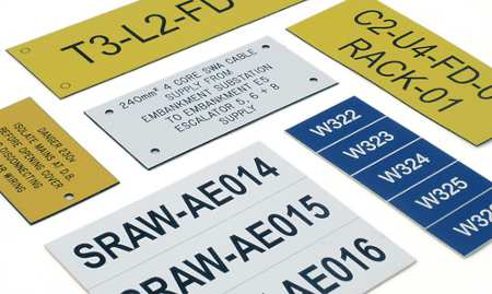 Silver Fox Traffolyte Engraved Labels